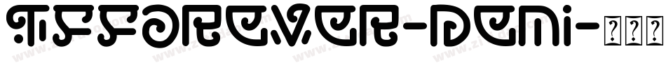 TFForever-Demi字体转换