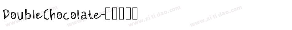 DoubleChocolate字体转换