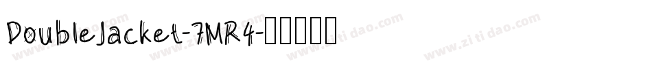 DoubleJacket-7MR4字体转换