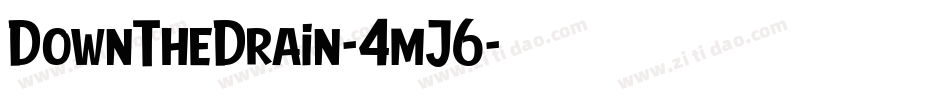 DownTheDrain-4mJ6字体转换