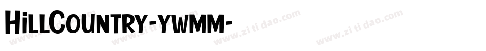 HillCountry-ywmm字体转换