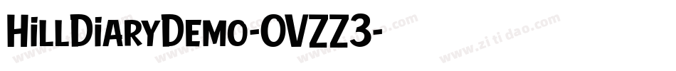 HillDiaryDemo-OVZZ3字体转换