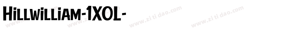 Hillwilliam-1XOL字体转换