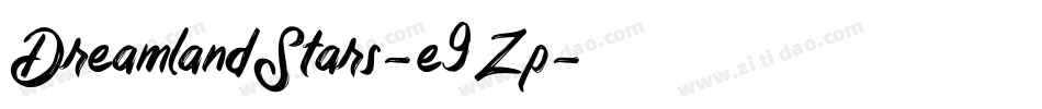 DreamlandStars-e9Zp字体转换