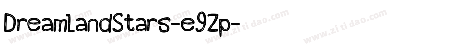 DreamlandStars-e9Zp字体转换