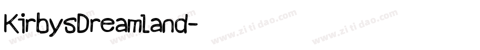 KirbysDreamland字体转换