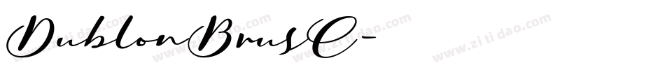 DublonBrusC字体转换