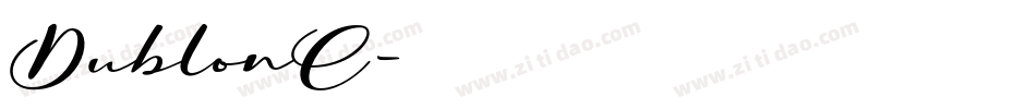 DublonC字体转换