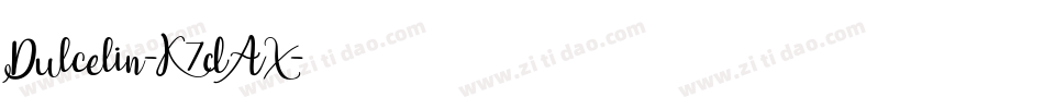 Dulcelin-K7dAX字体转换