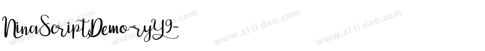 NinaScriptDemo-ryY9字体转换