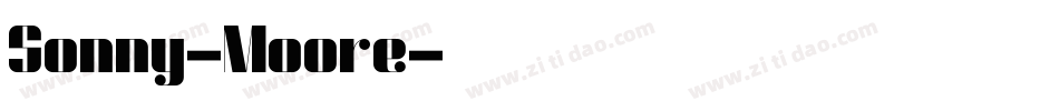 Sonny-Moore字体转换