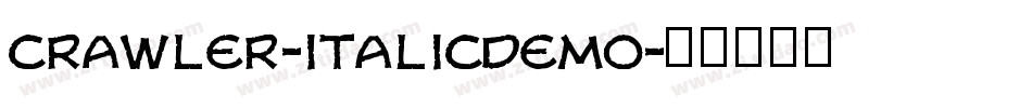 CRAWLER-ItalicDemo字体转换