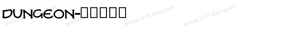 DUNGEON字体转换