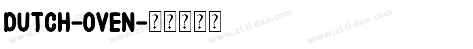 Dutch-Oven字体转换