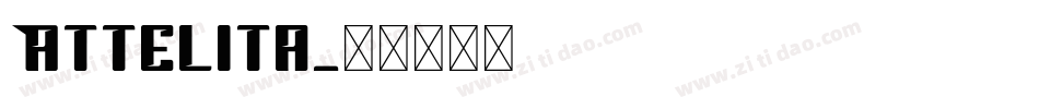 Attelita字体转换