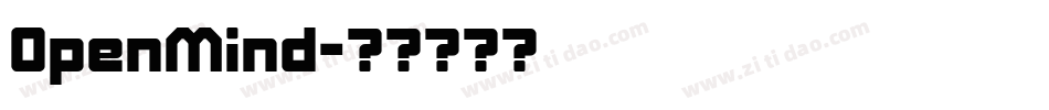 OpenMind字体转换