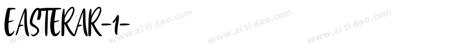 EASTERAR-1字体转换