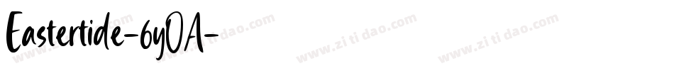 Eastertide-6yOA字体转换