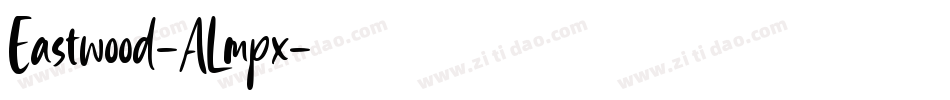 Eastwood-ALmpx字体转换