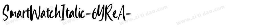 SmartWatchItalic-6YReA字体转换