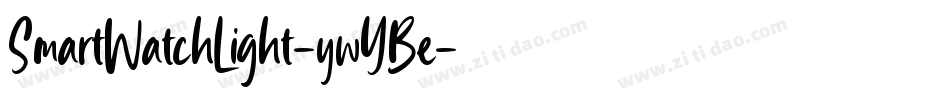 SmartWatchLight-ywYBe字体转换