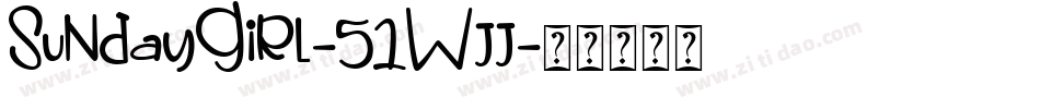 SundayGirl-51Wjj字体转换