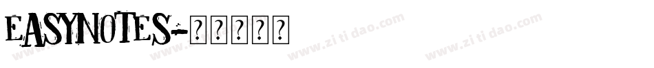 EasyNotes字体转换