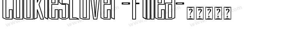 CookiesLover-Filled字体转换