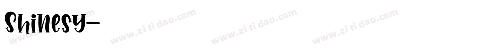 Shinesy字体转换
