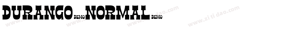 Durango-Normal字体转换