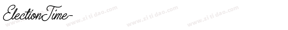 ElectionTime字体转换
