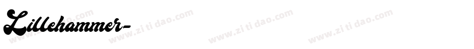 Lillehammer字体转换