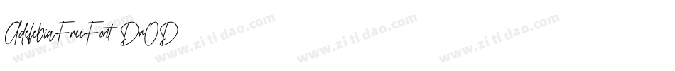 AdefebiaFreeFont-DrOD字体转换