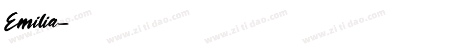 Emilia字体转换