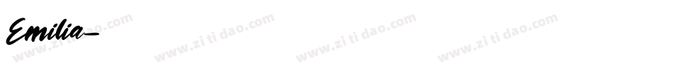 Emilia字体转换