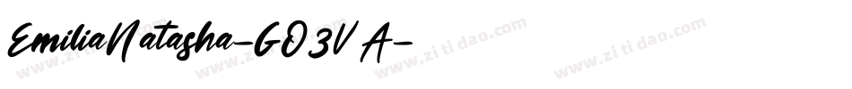 EmiliaNatasha-GO3VA字体转换