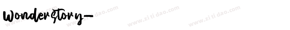 Wonderstory字体转换