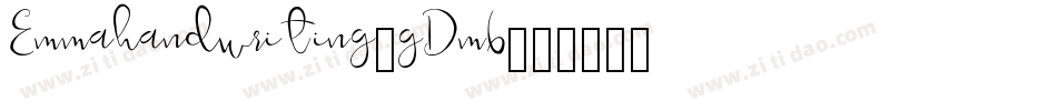 Emmahandwriting-gDm6字体转换