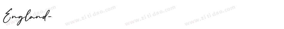England字体转换