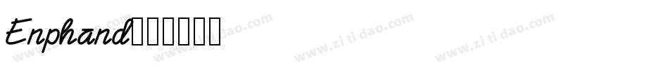 Enphand字体转换