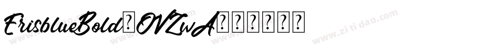ErisblueBold-OVZwA字体转换