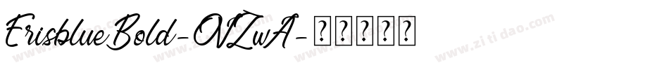 ErisblueBold-OVZwA字体转换