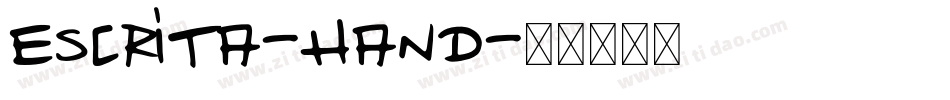 Escrita-Hand字体转换