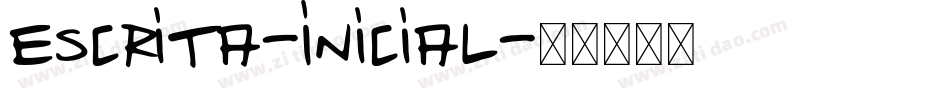 Escrita-Inicial字体转换