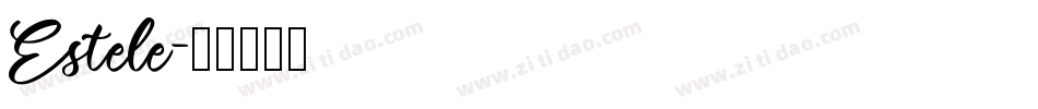 Estele字体转换