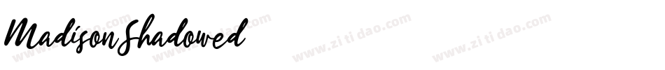 MadisonShadowed字体转换