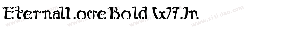 EternalLoveBold-W7Jn字体转换