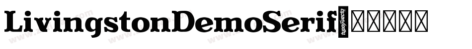 LivingstonDemoSerif字体转换