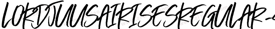 LordJuusaiRisesRegular-9Jo5字体转换