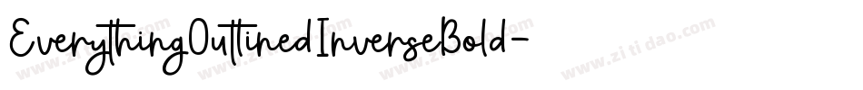 EverythingOutlinedInverseBold-2R4w字体转换